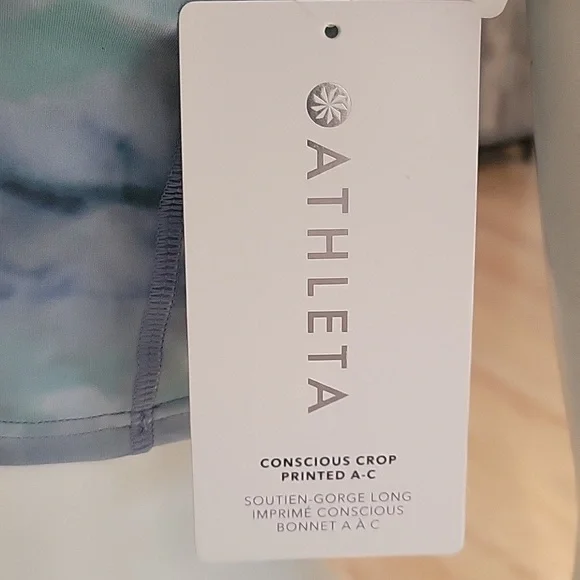 Athleta Conscious Crop A-C Printed Bra - Picture 5 of 14